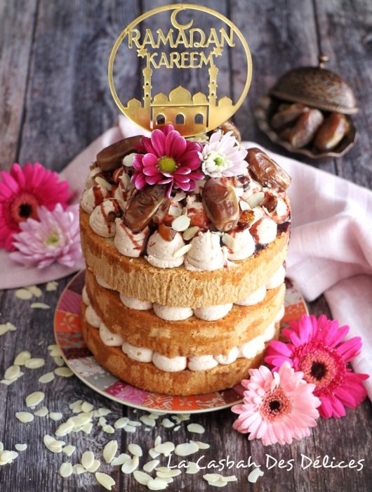 Naked Cake Aux Dattes Ramadan Kareem La Casbah Des Delices