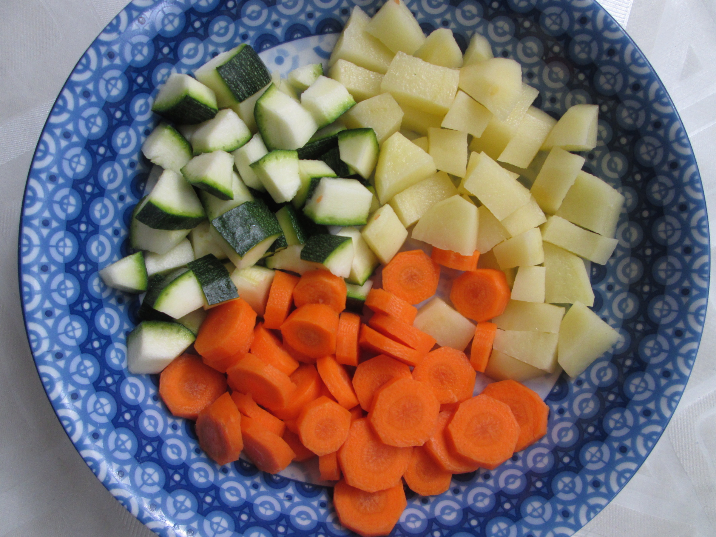 Berkoukes: petits plombs aux légumes