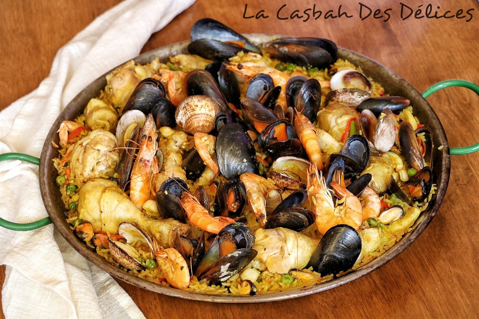 Paella de mon Papa La Casbah des Delices