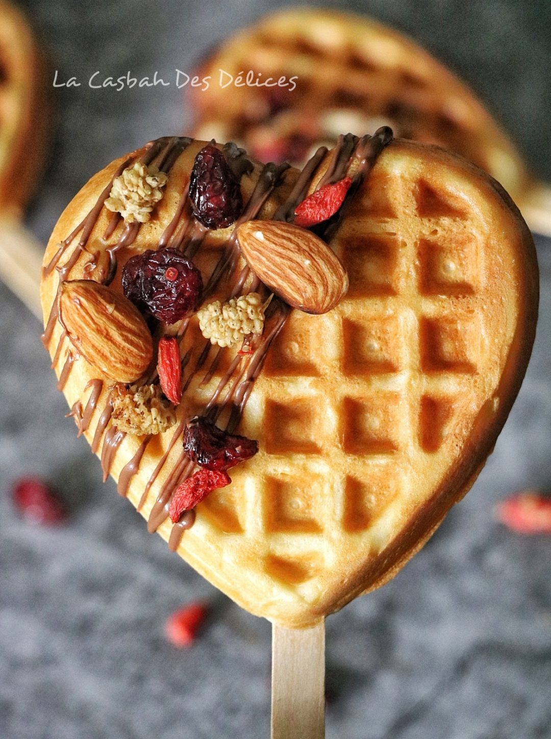 Gaufres sucette faciles et moelleuses La Casbah des Delices