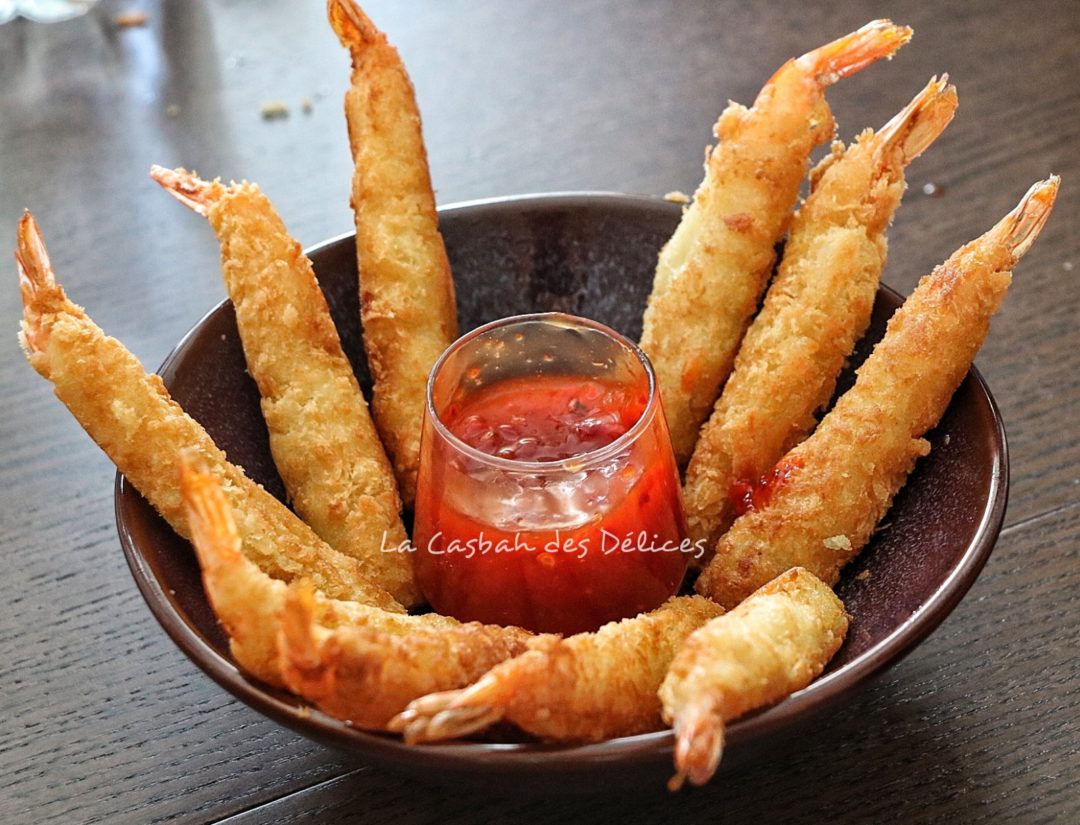 Tempura de crevettes au Panko La Casbah des Delices