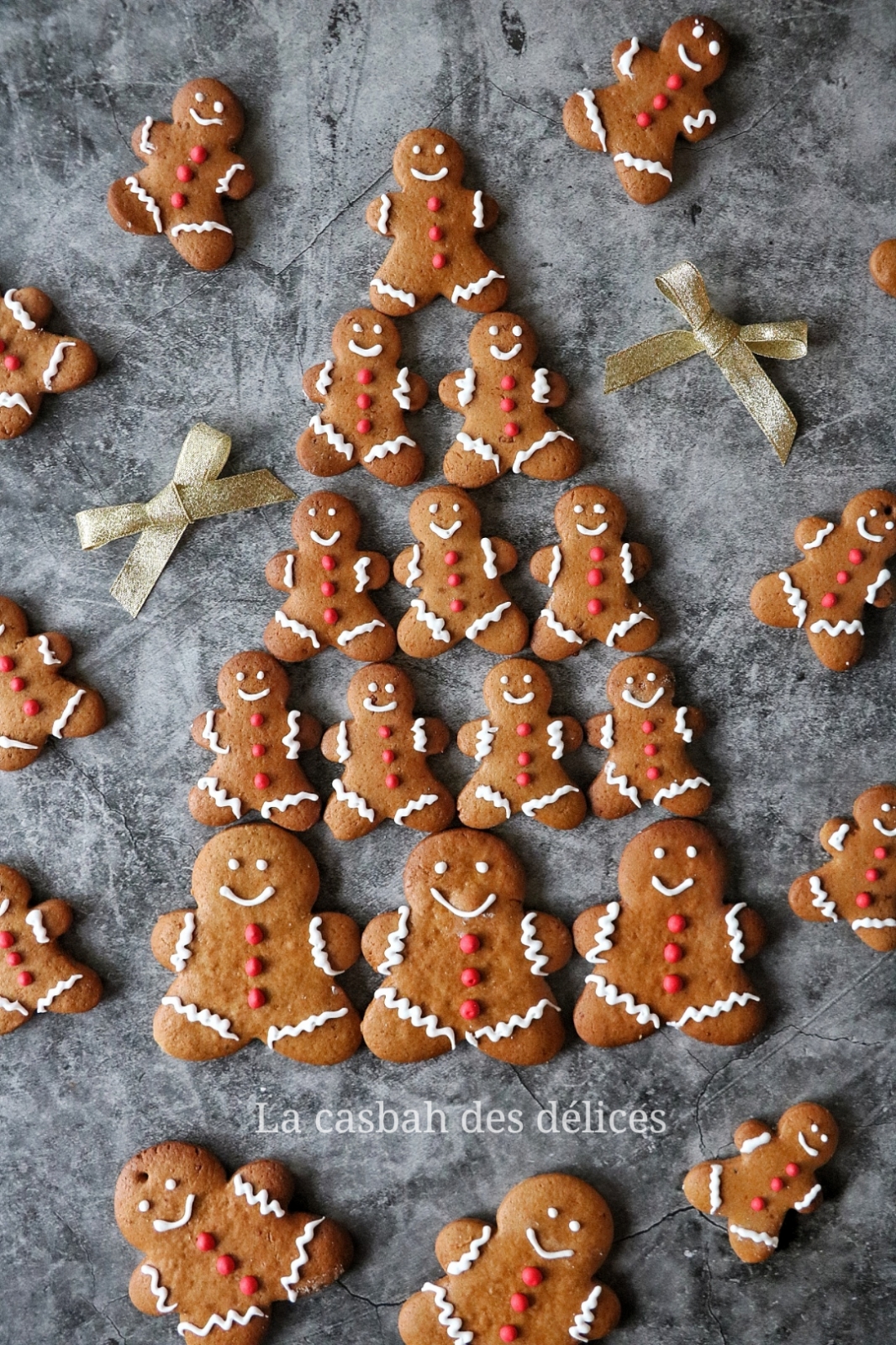Biscuits bonhomme de Noël en pain d'épices - Recettes de cuisine
